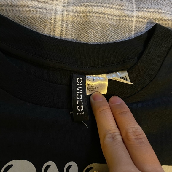 NEW H&M Justin Bieber printed tshirt dress S - Picture 4 of 4